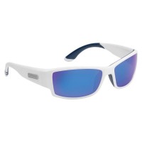 FLYING FISHERMAN RAZOR Matte White / Blue Mirror