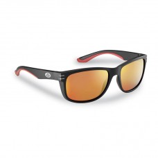 FLYING FISHERMAN DOUBLE HEADER Matte Black / Amber Red Mirror